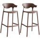 Stackable Plastic Indoor Counter Stools Low Back Scandinavian Style Bar Stools Coffee 2 Piece Set Clearhalo 'Bar Furniture' 'Bar Stools' 'bar_stools' 'furn' 'furn_bar_stools' 'furniture_bar_stools' 'Kitchen & Dining Furniture' 'kitchen&dining_furn' 'kitchen' 'kitchen_furn' Furniture' 4391993