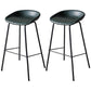 Industrial Indoor Barstool Iron Distressed Quilted Tall Stool with Leather Seat Dark Green 2 Piece Set Clearhalo 'Bar Furniture' 'Bar Stools' 'bar_stools' 'furn' 'furn_bar_stools' 'furniture_bar_stools' 'Kitchen & Dining Furniture' 'kitchen&dining_furn' 'kitchen' 'kitchen_furn' Furniture' 4392037