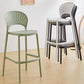 Nordic Plastic Simple Stackable Barstool Indoor Tall Stool with Saddle Seat Clearhalo 'Bar Furniture' 'Bar Stools' 'bar_stools' 'furn' 'furn_bar_stools' 'furniture_bar_stools' 'Kitchen & Dining Furniture' 'kitchen&dining_furn' 'kitchen' 'kitchen_furn' Furniture' 4392159