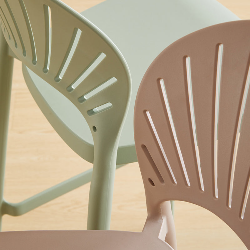 Nordic Plastic Simple Stackable Barstool Indoor Tall Stool with Saddle Seat Clearhalo 'Bar Furniture' 'Bar Stools' 'bar_stools' 'furn' 'furn_bar_stools' 'furniture_bar_stools' 'Kitchen & Dining Furniture' 'kitchen&dining_furn' 'kitchen' 'kitchen_furn' Furniture' 4392170