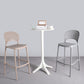Nordic Plastic Simple Stackable Barstool Indoor Tall Stool with Saddle Seat Clearhalo 'Bar Furniture' 'Bar Stools' 'bar_stools' 'furn' 'furn_bar_stools' 'furniture_bar_stools' 'Kitchen & Dining Furniture' 'kitchen&dining_furn' 'kitchen' 'kitchen_furn' Furniture' 4392186