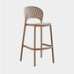 Nordic Plastic Simple Stackable Barstool Indoor Tall Stool with Saddle Seat Pink 1 Piece Counter Stool(26"H) Clearhalo 'Bar Furniture' 'Bar Stools' 'bar_stools' 'furn' 'furn_bar_stools' 'furniture_bar_stools' 'Kitchen & Dining Furniture' 'kitchen&dining_furn' 'kitchen' 'kitchen_furn' Furniture' 4392190