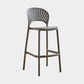 Nordic Plastic Simple Stackable Barstool Indoor Tall Stool with Saddle Seat Grey 1 Piece Bar Stool(30"H) Clearhalo 'Bar Furniture' 'Bar Stools' 'bar_stools' 'furn' 'furn_bar_stools' 'furniture_bar_stools' 'Kitchen & Dining Furniture' 'kitchen&dining_furn' 'kitchen' 'kitchen_furn' Furniture' 4392208