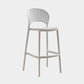 Nordic Plastic Simple Stackable Barstool Indoor Tall Stool with Saddle Seat White 1 Piece Bar Stool(30"H) Clearhalo 'Bar Furniture' 'Bar Stools' 'bar_stools' 'furn' 'furn_bar_stools' 'furniture_bar_stools' 'Kitchen & Dining Furniture' 'kitchen&dining_furn' 'kitchen' 'kitchen_furn' Furniture' 4392220