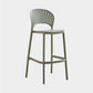 Nordic Plastic Simple Stackable Barstool Indoor Tall Stool with Saddle Seat Green 1 Piece Counter Stool(26"H) Clearhalo 'Bar Furniture' 'Bar Stools' 'bar_stools' 'furn' 'furn_bar_stools' 'furniture_bar_stools' 'Kitchen & Dining Furniture' 'kitchen&dining_furn' 'kitchen' 'kitchen_furn' Furniture' 4392226
