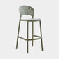 Nordic Plastic Simple Stackable Barstool Indoor Tall Stool with Saddle Seat Green 1 Piece Bar Stool(30"H) Clearhalo 'Bar Furniture' 'Bar Stools' 'bar_stools' 'furn' 'furn_bar_stools' 'furniture_bar_stools' 'Kitchen & Dining Furniture' 'kitchen&dining_furn' 'kitchen' 'kitchen_furn' Furniture' 4392232