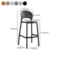 Nordic Plastic Simple Stackable Barstool Indoor Tall Stool with Saddle Seat Clearhalo 'Bar Furniture' 'Bar Stools' 'bar_stools' 'furn' 'furn_bar_stools' 'furniture_bar_stools' 'Kitchen & Dining Furniture' 'kitchen&dining_furn' 'kitchen' 'kitchen_furn' Furniture' 4392247