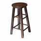 Industrial Wood Simple Retro Barstool Indoor Tall Stool with Round Seat Clearhalo 'Bar Furniture' 'Bar Stools' 'bar_stools' 'furn' 'furn_bar_stools' 'furniture_bar_stools' 'Kitchen & Dining Furniture' 'kitchen&dining_furn' 'kitchen' 'kitchen_furn' Furniture' 4392382