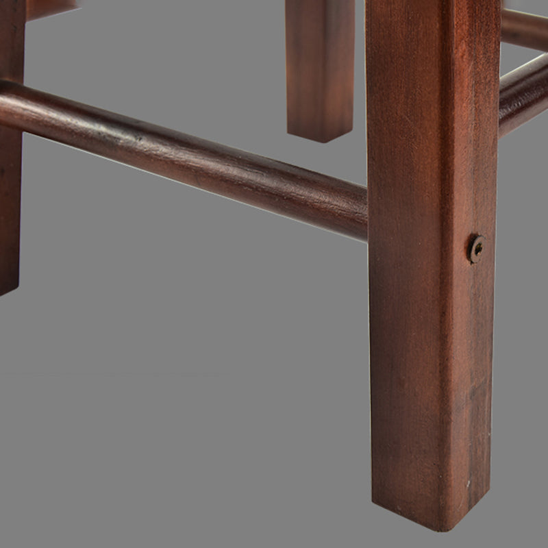Industrial Wood Simple Retro Barstool Indoor Tall Stool with Round Seat Clearhalo 'Bar Furniture' 'Bar Stools' 'bar_stools' 'furn' 'furn_bar_stools' 'furniture_bar_stools' 'Kitchen & Dining Furniture' 'kitchen&dining_furn' 'kitchen' 'kitchen_furn' Furniture' 4392386