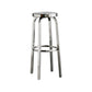 Stainless Steel Backless Glossy Barstool Nordic Brushed Tall Stool, 1 Piece Silver Non-Swivel Clearhalo 'Bar Furniture' 'Bar Stools' 'bar_stools' 'furn' 'furn_bar_stools' 'furniture_bar_stools' 'Kitchen & Dining Furniture' 'kitchen&dining_furn' 'kitchen' 'kitchen_furn' Furniture' 4392466