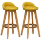 Natural Wood Upholstered Counter Stools Scandinavian Low Back Bar Stools Ginger 2 Piece Set Clearhalo 'Bar Furniture' 'Bar Stools' 'bar_stools' 'furn' 'furn_bar_stools' 'furniture_bar_stools' 'Kitchen & Dining Furniture' 'kitchen&dining_furn' 'kitchen' 'kitchen_furn' Furniture' 4392591