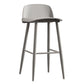 Scandinavian Plastic Counter Stools Low Back Indoor Bar Stools with Metal Footrest Clearhalo 'Bar Furniture' 'Bar Stools' 'bar_stools' 'furn' 'furn_bar_stools' 'furniture_bar_stools' 'Kitchen & Dining Furniture' 'kitchen&dining_furn' 'kitchen' 'kitchen_furn' Furniture' 4392622