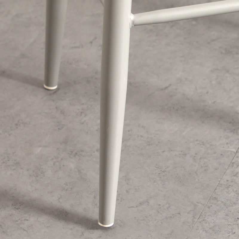 Scandinavian Plastic Counter Stools Low Back Indoor Bar Stools with Metal Footrest Clearhalo 'Bar Furniture' 'Bar Stools' 'bar_stools' 'furn' 'furn_bar_stools' 'furniture_bar_stools' 'Kitchen & Dining Furniture' 'kitchen&dining_furn' 'kitchen' 'kitchen_furn' Furniture' 4392625