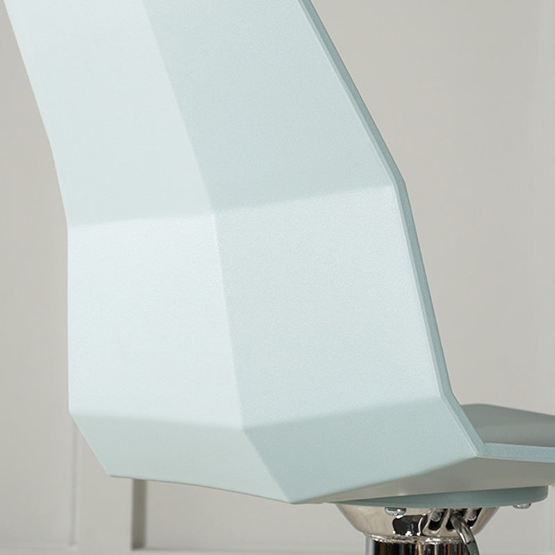 Adjustable Height Swivel Counter Stools Iron Plastic Silver Scandinavian Bar Stools Clearhalo 'Bar Furniture' 'Bar Stools' 'bar_stools' 'furn' 'furn_bar_stools' 'furniture_bar_stools' 'Kitchen & Dining Furniture' 'kitchen&dining_furn' 'kitchen' 'kitchen_furn' Furniture' 4392664