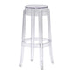 Stackable Clear Plastic Counter Stools Backless Scandinavian Bar Stools (Set of 2) Clearhalo 'Bar Furniture' 'Bar Stools' 'bar_stools' 'furn' 'furn_bar_stools' 'furniture_bar_stools' 'Kitchen & Dining Furniture' 'kitchen&dining_furn' 'kitchen' 'kitchen_furn' Furniture' 4392781