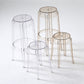 Stackable Clear Plastic Counter Stools Backless Scandinavian Bar Stools (Set of 2) Clearhalo 'Bar Furniture' 'Bar Stools' 'bar_stools' 'furn' 'furn_bar_stools' 'furniture_bar_stools' 'Kitchen & Dining Furniture' 'kitchen&dining_furn' 'kitchen' 'kitchen_furn' Furniture' 4392785
