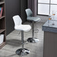Adjustable Height Metal Plastic Counter Stools Swivel Scandinavian Bar Stools (Set of 3) Clearhalo 'Bar Furniture' 'Bar Stools' 'bar_stools' 'furn' 'furn_bar_stools' 'furniture_bar_stools' 'Kitchen & Dining Furniture' 'kitchen&dining_furn' 'kitchen' 'kitchen_furn' Furniture' 4392792