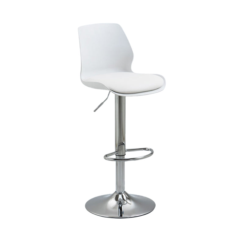 Adjustable Height Metal Plastic Counter Stools Swivel Scandinavian Bar Stools (Set of 3) Clearhalo 'Bar Furniture' 'Bar Stools' 'bar_stools' 'furn' 'furn_bar_stools' 'furniture_bar_stools' 'Kitchen & Dining Furniture' 'kitchen&dining_furn' 'kitchen' 'kitchen_furn' Furniture' 4392796