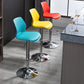 Adjustable Height Metal Plastic Counter Stools Swivel Scandinavian Bar Stools (Set of 3) Clearhalo 'Bar Furniture' 'Bar Stools' 'bar_stools' 'furn' 'furn_bar_stools' 'furniture_bar_stools' 'Kitchen & Dining Furniture' 'kitchen&dining_furn' 'kitchen' 'kitchen_furn' Furniture' 4392801
