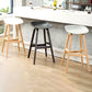 Wood Plastic Counter Stools Backless Scandinavian Bar Stools with Bucket Seat Clearhalo 'Bar Furniture' 'Bar Stools' 'bar_stools' 'furn' 'furn_bar_stools' 'furniture_bar_stools' 'Kitchen & Dining Furniture' 'kitchen&dining_furn' 'kitchen' 'kitchen_furn' Furniture' 4392833