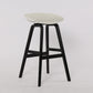 Wood Plastic Counter Stools Backless Scandinavian Bar Stools with Bucket Seat Black White 1 Piece Clearhalo 'Bar Furniture' 'Bar Stools' 'bar_stools' 'furn' 'furn_bar_stools' 'furniture_bar_stools' 'Kitchen & Dining Furniture' 'kitchen&dining_furn' 'kitchen' 'kitchen_furn' Furniture' 4392840