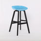 Wood Plastic Counter Stools Backless Scandinavian Bar Stools with Bucket Seat Black Blue 1 Piece Clearhalo 'Bar Furniture' 'Bar Stools' 'bar_stools' 'furn' 'furn_bar_stools' 'furniture_bar_stools' 'Kitchen & Dining Furniture' 'kitchen&dining_furn' 'kitchen' 'kitchen_furn' Furniture' 4392843