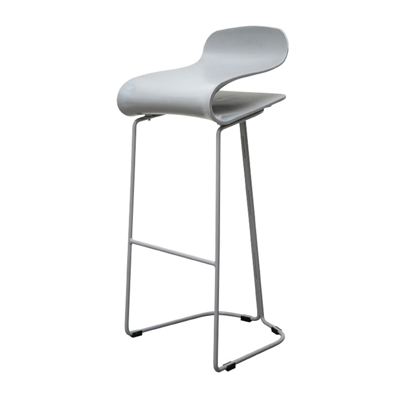Scandinavian Style Bar-stool with PP Seat Counter Stools for Kitchen Clearhalo 'Bar Furniture' 'Bar Stools' 'bar_stools' 'furn' 'furn_bar_stools' 'furniture_bar_stools' 'Kitchen & Dining Furniture' 'kitchen&dining_furn' 'kitchen' 'kitchen_furn' Furniture' 4392935