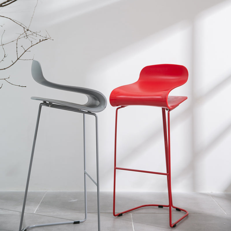 Scandinavian Style Bar-stool with PP Seat Counter Stools for Kitchen Clearhalo 'Bar Furniture' 'Bar Stools' 'bar_stools' 'furn' 'furn_bar_stools' 'furniture_bar_stools' 'Kitchen & Dining Furniture' 'kitchen&dining_furn' 'kitchen' 'kitchen_furn' Furniture' 4392943
