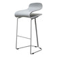 Scandinavian Style Bar-stool with PP Seat Counter Stools for Kitchen Grey 1 Piece Counter Stool(26"H) Clearhalo 'Bar Furniture' 'Bar Stools' 'bar_stools' 'furn' 'furn_bar_stools' 'furniture_bar_stools' 'Kitchen & Dining Furniture' 'kitchen&dining_furn' 'kitchen' 'kitchen_furn' Furniture' 4392977