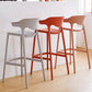 Scandinavian Style PP Bar-stool Square Seat Counter Stool for Kitchen Bar Clearhalo 'Bar Furniture' 'Bar Stools' 'bar_stools' 'furn' 'furn_bar_stools' 'furniture_bar_stools' 'Kitchen & Dining Furniture' 'kitchen&dining_furn' 'kitchen' 'kitchen_furn' Furniture' 4392987