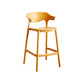 Scandinavian Style PP Bar-stool Square Seat Counter Stool for Kitchen Bar Ginger 1 Piece Counter Stool(26"H) Clearhalo 'Bar Furniture' 'Bar Stools' 'bar_stools' 'furn' 'furn_bar_stools' 'furniture_bar_stools' 'Kitchen & Dining Furniture' 'kitchen&dining_furn' 'kitchen' 'kitchen_furn' Furniture' 4393000