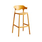 Scandinavian Style PP Bar-stool Square Seat Counter Stool for Kitchen Bar Ginger 1 Piece Bar Stool(30"H) Clearhalo 'Bar Furniture' 'Bar Stools' 'bar_stools' 'furn' 'furn_bar_stools' 'furniture_bar_stools' 'Kitchen & Dining Furniture' 'kitchen&dining_furn' 'kitchen' 'kitchen_furn' Furniture' 4393006