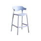 Scandinavian Style PP Bar-stool Square Seat Counter Stool for Kitchen Bar Light Blue 1 Piece Counter Stool(26"H) Clearhalo 'Bar Furniture' 'Bar Stools' 'bar_stools' 'furn' 'furn_bar_stools' 'furniture_bar_stools' 'Kitchen & Dining Furniture' 'kitchen&dining_furn' 'kitchen' 'kitchen_furn' Furniture' 4393011