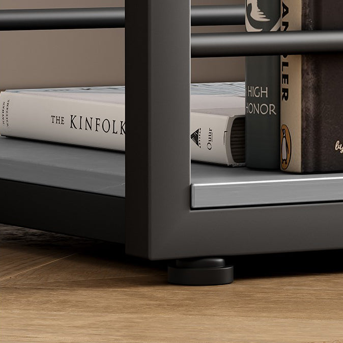 Stone Top Industrial Style Counter Table 42-inch Height Table for Balcony Clearhalo 'Bar Furniture' 'Bar Tables' 'bar_tables' 'furn' 'furn_bar_tables' 'Furniture' 'furniture_bar_tables' 'Kitchen & Dining Furniture' 'kitchen&dining_furn' 'kitchen' 4393062