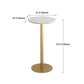 42-inch Height Cocktail Bar Table Glam Style Stone Top Bar Table for Living Room Clearhalo 'Bar Furniture' 'Bar Tables' 'bar_tables' 'furn' 'furn_bar_tables' 'Furniture' 'furniture_bar_tables' 'Kitchen & Dining Furniture' 'kitchen&dining_furn' 'kitchen' 4393084