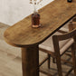 Industrial Distressed Wood Bar Table Natural Specialty Top 41.3"H Bistro Table Clearhalo 'Bar Furniture' 'Bar Tables' 'bar_tables' 'furn' 'furn_bar_tables' 'Furniture' 'furniture_bar_tables' 'Kitchen & Dining Furniture' 'kitchen&dining_furn' 'kitchen' 4393123