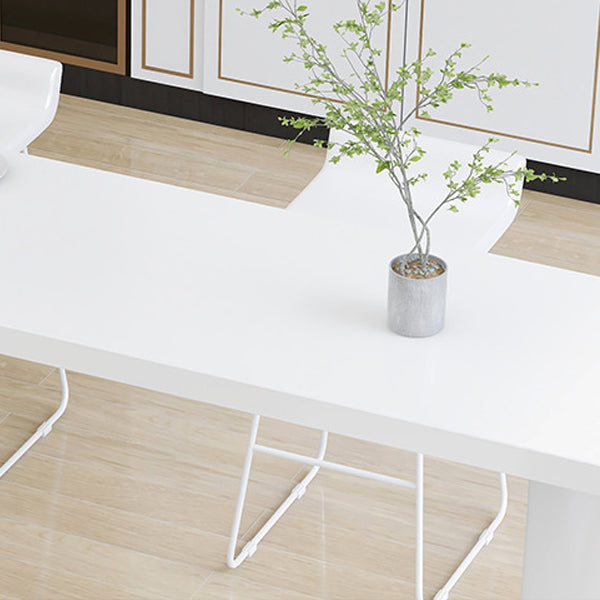 Industrial Style Iron Bar Table Wood Specialty Top 41.3"H Bistro Table for Living Room Clearhalo 'Bar Furniture' 'Bar Tables' 'bar_tables' 'furn' 'furn_bar_tables' 'Furniture' 'furniture_bar_tables' 'Kitchen & Dining Furniture' 4393335