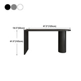 Industrial Style Iron Bar Table Wood Specialty Top 41.3"H Bistro Table for Living Room Clearhalo 'Bar Furniture' 'Bar Tables' 'bar_tables' 'furn' 'furn_bar_tables' 'Furniture' 'furniture_bar_tables' 'Kitchen & Dining Furniture' 4393340
