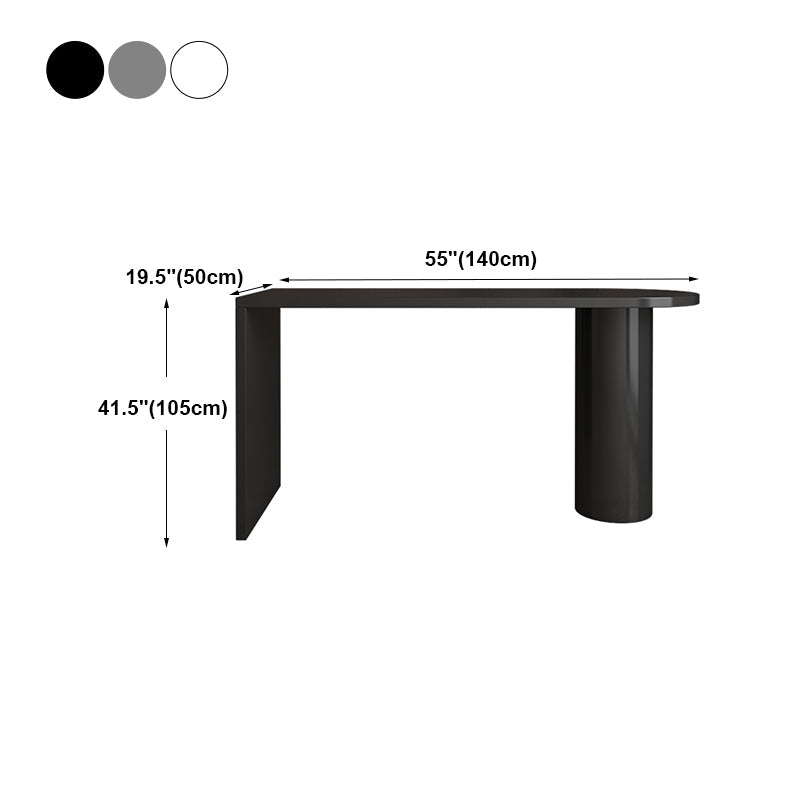Industrial Style Iron Bar Table Wood Specialty Top 41.3"H Bistro Table for Living Room Clearhalo 'Bar Furniture' 'Bar Tables' 'bar_tables' 'furn' 'furn_bar_tables' 'Furniture' 'furniture_bar_tables' 'Kitchen & Dining Furniture' 4393341