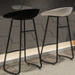 Simple Iron Low Back Barstool Nordic Indoor Tall Stool with Bucket Seat Clearhalo 'Bar Furniture' 'Bar Stools' 'bar_stools' 'furn' 'furn_bar_stools' 'furniture_bar_stools' 'Kitchen & Dining Furniture' 'kitchen&dining_furn' 'kitchen' 'kitchen_furn' Furniture' 4393382