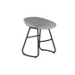 Simple Iron Low Back Barstool Nordic Indoor Tall Stool with Bucket Seat Grey 1 Piece Short Stool(18"H) Clearhalo 'Bar Furniture' 'Bar Stools' 'bar_stools' 'furn' 'furn_bar_stools' 'furniture_bar_stools' 'Kitchen & Dining Furniture' 'kitchen&dining_furn' 'kitchen' 'kitchen_furn' Furniture' 4393399