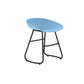 Simple Iron Low Back Barstool Nordic Indoor Tall Stool with Bucket Seat Blue 1 Piece Short Stool(18"H) Clearhalo 'Bar Furniture' 'Bar Stools' 'bar_stools' 'furn' 'furn_bar_stools' 'furniture_bar_stools' 'Kitchen & Dining Furniture' 'kitchen&dining_furn' 'kitchen' 'kitchen_furn' Furniture' 4393417