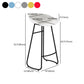 Simple Iron Low Back Barstool Nordic Indoor Tall Stool with Bucket Seat Clearhalo 'Bar Furniture' 'Bar Stools' 'bar_stools' 'furn' 'furn_bar_stools' 'furniture_bar_stools' 'Kitchen & Dining Furniture' 'kitchen&dining_furn' 'kitchen' 'kitchen_furn' Furniture' 4393436