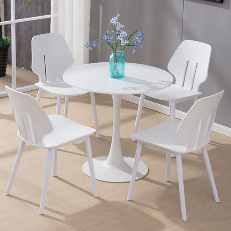 Contemporary Open Back Dining Side Chair Plastic Dining Armless Chairs for Home Use Clearhalo ' kitchen&dining_furn' 'Dining Chairs' 'Dining Tables & Seating' 'dining_chair' 'furn' 'furn_dining_chair' 'Furniture' 'furniture_dining_chair' 'Kitchen & Dining Furniture' 'kitchen' 4399612