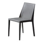 Contemporary Solid Back Armless Side Chairs Leather Dining Chairs for Kitchen Clearhalo ' kitchen&dining_furn' 'Dining Chairs' 'Dining Tables & Seating' 'dining_chair' 'furn' 'furn_dining_chair' 'Furniture' 'furniture_dining_chair' 'Kitchen & Dining Furniture' 'kitchen' 4399622