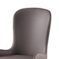 Contemporary Wingback Side Chair Restaurant Leather Dining Chairs Clearhalo ' kitchen&dining_furn' 'Dining Chairs' 'Dining Tables & Seating' 'dining_chair' 'furn' 'furn_dining_chair' 'Furniture' 'furniture_dining_chair' 'Kitchen & Dining Furniture' 'kitchen' 4399638