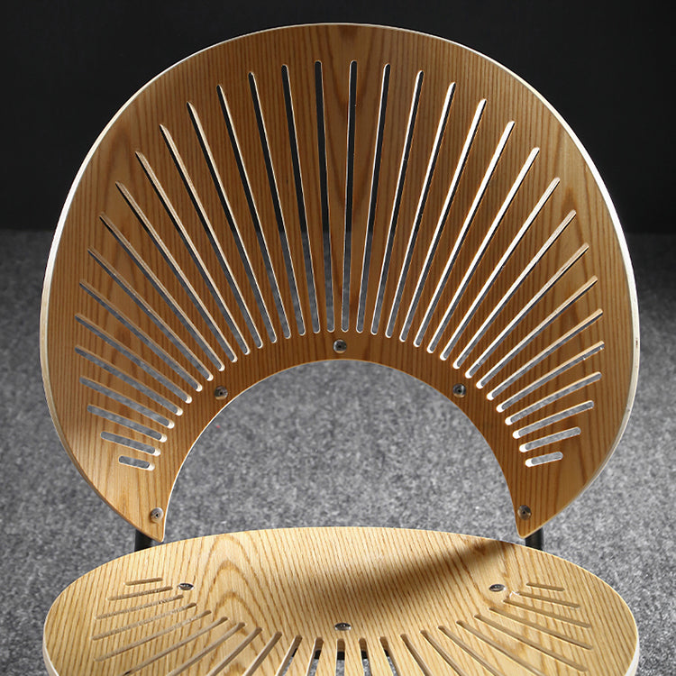 Metal Contemporary Kitchen Dining Side Chair Open Back Dining Chairs Clearhalo ' kitchen&dining_furn' 'Dining Chairs' 'Dining Tables & Seating' 'dining_chair' 'furn' 'furn_dining_chair' 'Furniture' 'furniture_dining_chair' 'Kitchen & Dining Furniture' 'kitchen' 4399670