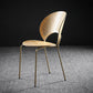 Metal Contemporary Kitchen Dining Side Chair Open Back Dining Chairs Natural 1 Piece Brass Gold Clearhalo ' kitchen&dining_furn' 'Dining Chairs' 'Dining Tables & Seating' 'dining_chair' 'furn' 'furn_dining_chair' 'Furniture' 'furniture_dining_chair' 'Kitchen & Dining Furniture' 'kitchen' 4399680