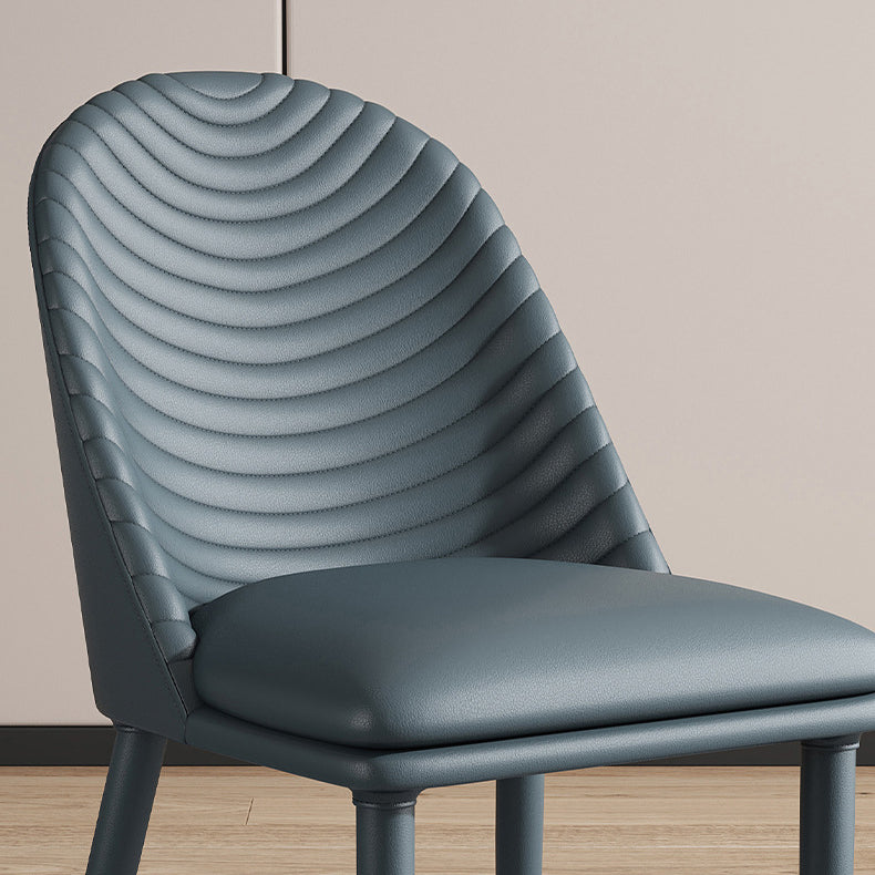 Modern Contemporary Dining Room Side Chairs Metal Parsons Chair Clearhalo ' kitchen&dining_furn' 'Dining Chairs' 'Dining Tables & Seating' 'dining_chair' 'furn' 'furn_dining_chair' 'Furniture' 'furniture_dining_chair' 'Kitchen & Dining Furniture' 'kitchen' 4399707