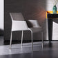 Contemporary Leather Dining Arm Chairs Matte Finish Parsons Chairs for Kitchen Clearhalo ' kitchen&dining_furn' 'Dining Chairs' 'Dining Tables & Seating' 'dining_chair' 'furn' 'furn_dining_chair' 'Furniture' 'furniture_dining_chair' 'Kitchen & Dining Furniture' 'kitchen' 4399716